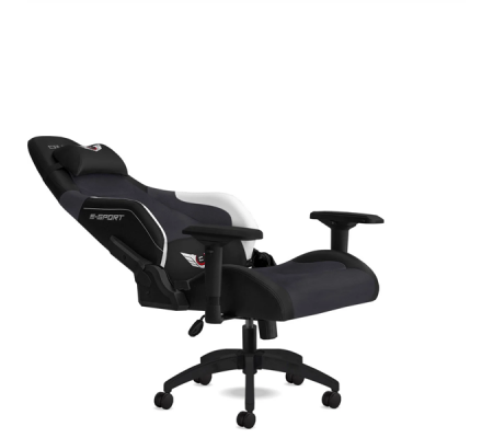 Sporte SRT Siyah Kumaş Profesyonel Oyuncu Koltuğu